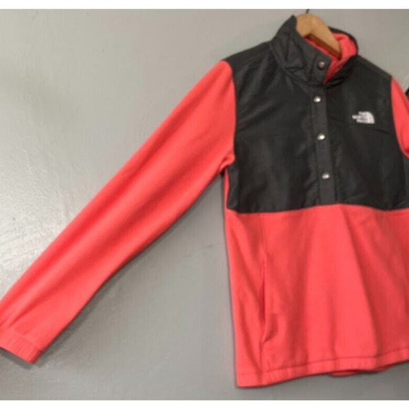 The North Face Womens Size Medium Coral Fleece Tundra 1/4 Snap Jacket Gorpcore - Picture 5 of 10